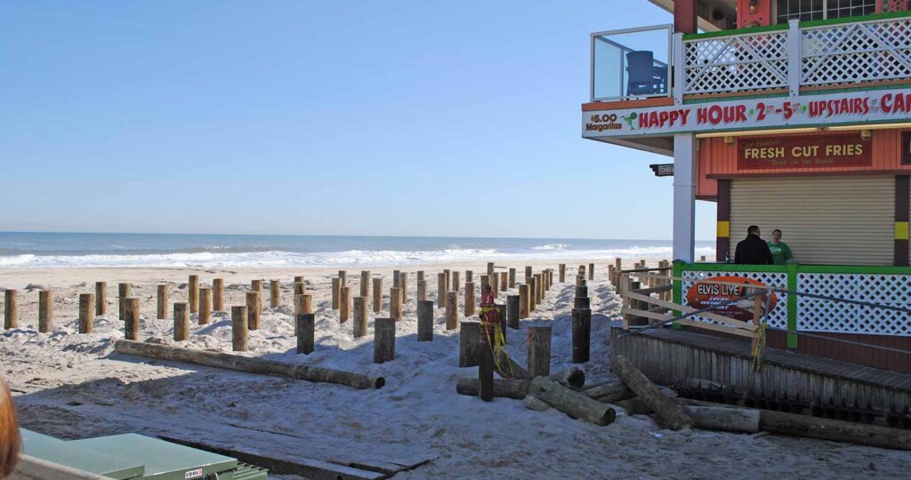 Seaside Boardwalk After Hurricane Sandy