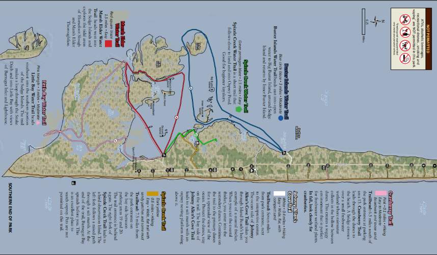 Island Beach State Park: What To Know Before You Go 1 Island Beach State Park Map